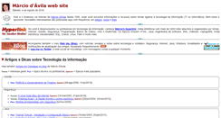 Desktop Screenshot of mhavila.com.br